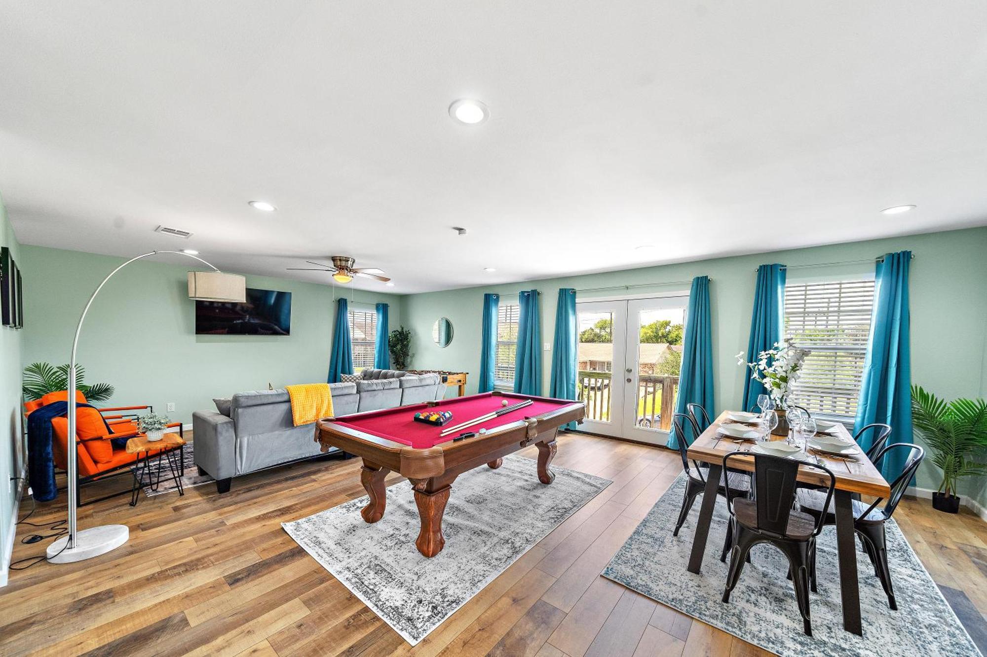 Nr Beach Pier Oasis Game Tables Yard Bbq Galveston Kültér fotó