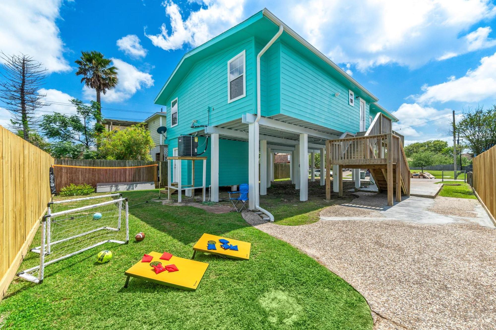 Nr Beach Pier Oasis Game Tables Yard Bbq Galveston Kültér fotó